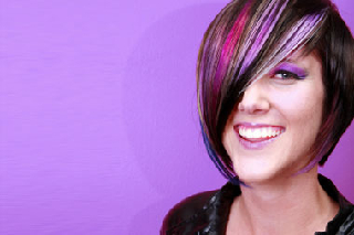 cheveux long noir lisse