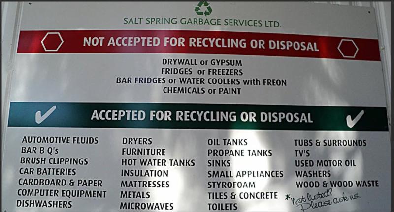 Salt Spring Island Garbage Disposal Salt Spring Island Garbage Disposal