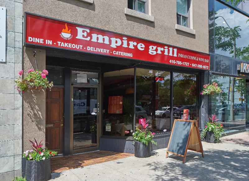 Empire Grill Indian Cuisine & Wine Bar Toronto, ON 1100 Eglinton W Canpages