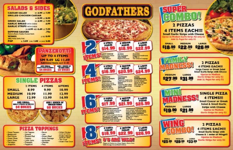 Godfathers Pizza 470 St Clair St, Chatham, ON