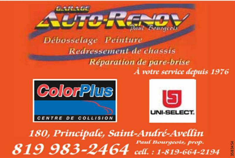 Garage AutoRénov Paul Bourgeois Enr Horaire d'ouverture 180, rue
