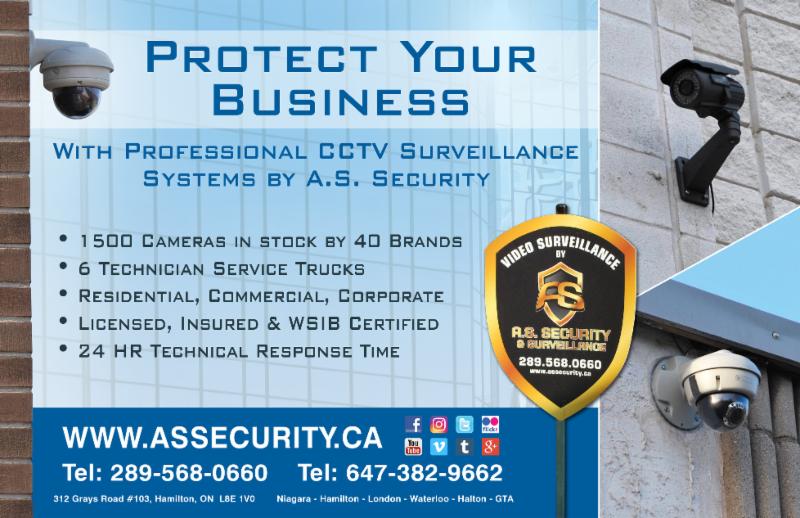A.S. Security & Surveillance Inc Opening Hours 1 Hunter St E
