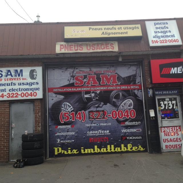 Pneu Sam Auto Service Opening Hours 3737, boul Industriel, Montréal