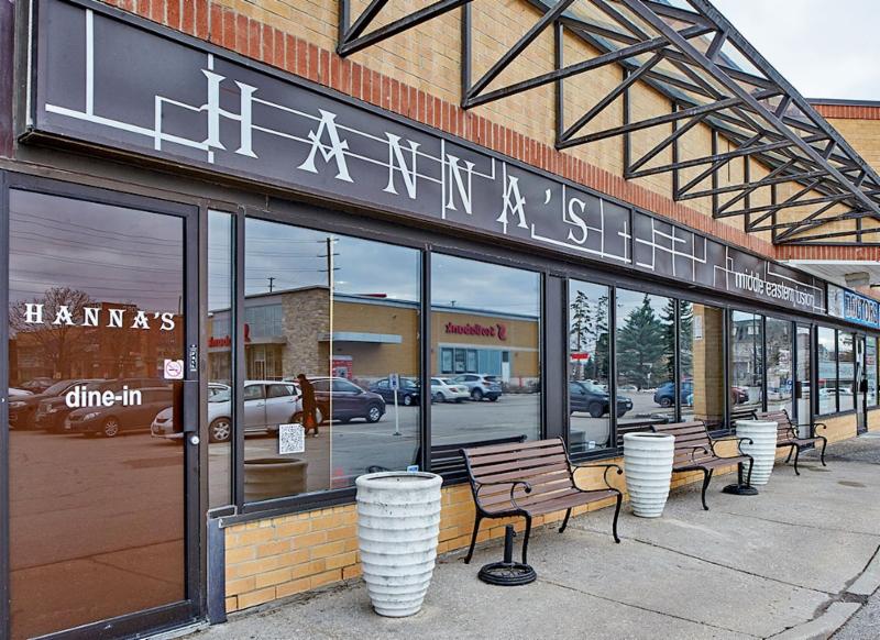 Hanna's Mediterranean Restaurant Richmond Hill, ON 9301 Bathurst St
