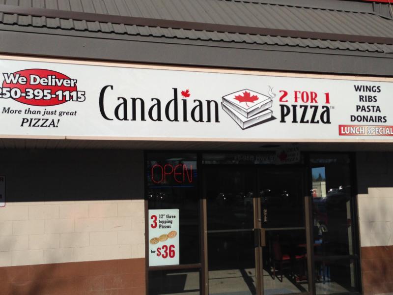 Canadian 2 For 1 Pizza Menu, Hours & Prices 895B Cariboo Hwy 97, 100 Mile House, BC Canadian 2 For 1 Pizza Menu, Hours & Prices 895B Cariboo Hwy 97, 100 Mile House, BC